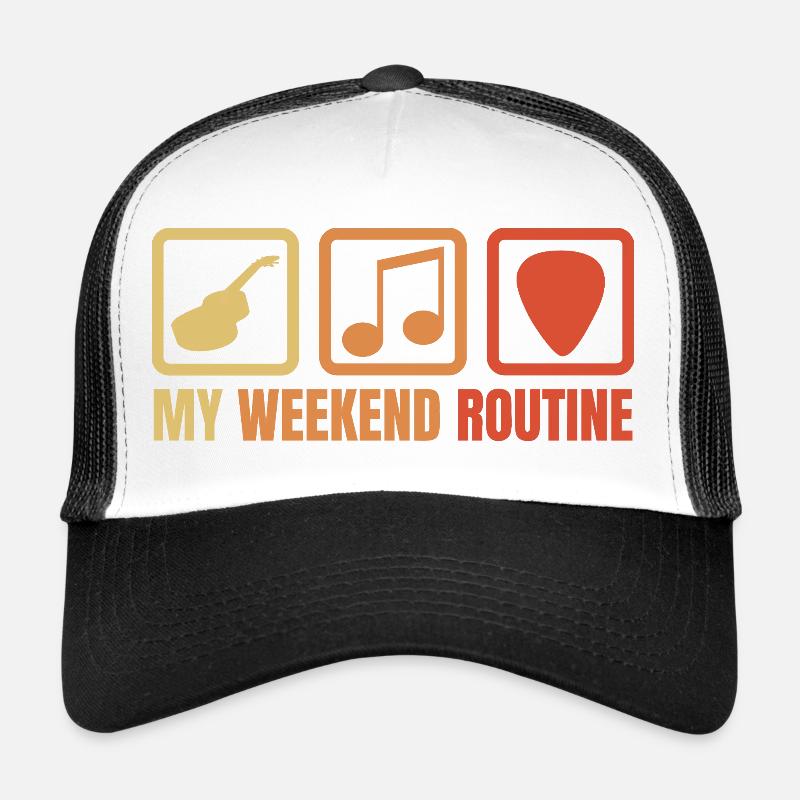 Gitarrist Wochenendroutine Trucker Cap