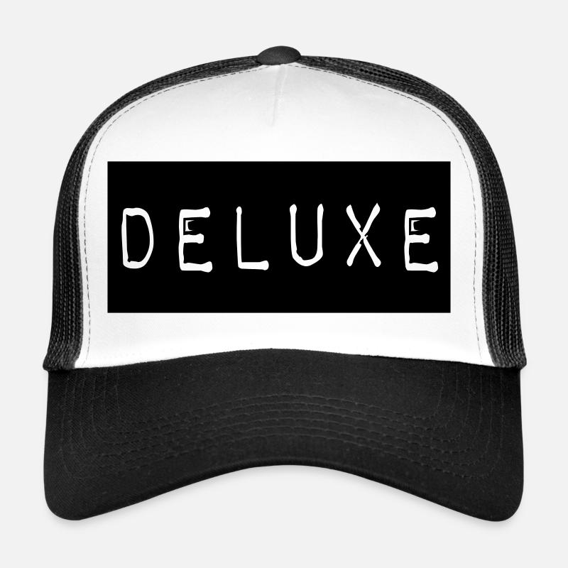 deluxe_2 - Trucker Cap - white/black