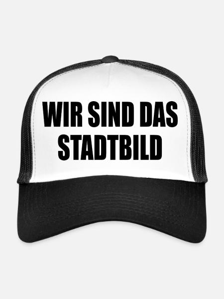 We are the cityscape - Trucker Cap - white/black - Front