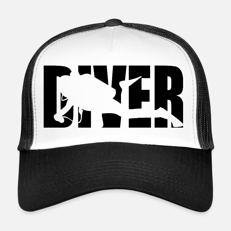 Design de plongée classique – Profondeur et aventure Casquette trucker 