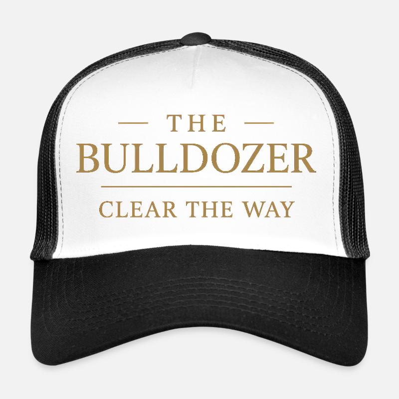 Le Bulldozer – Conception du logo Noble Gold Casquette trucker 
