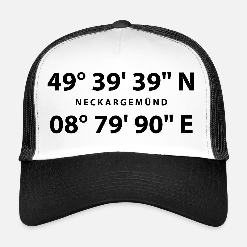 Neckargemünd with GPS coordinates Trucker Cap