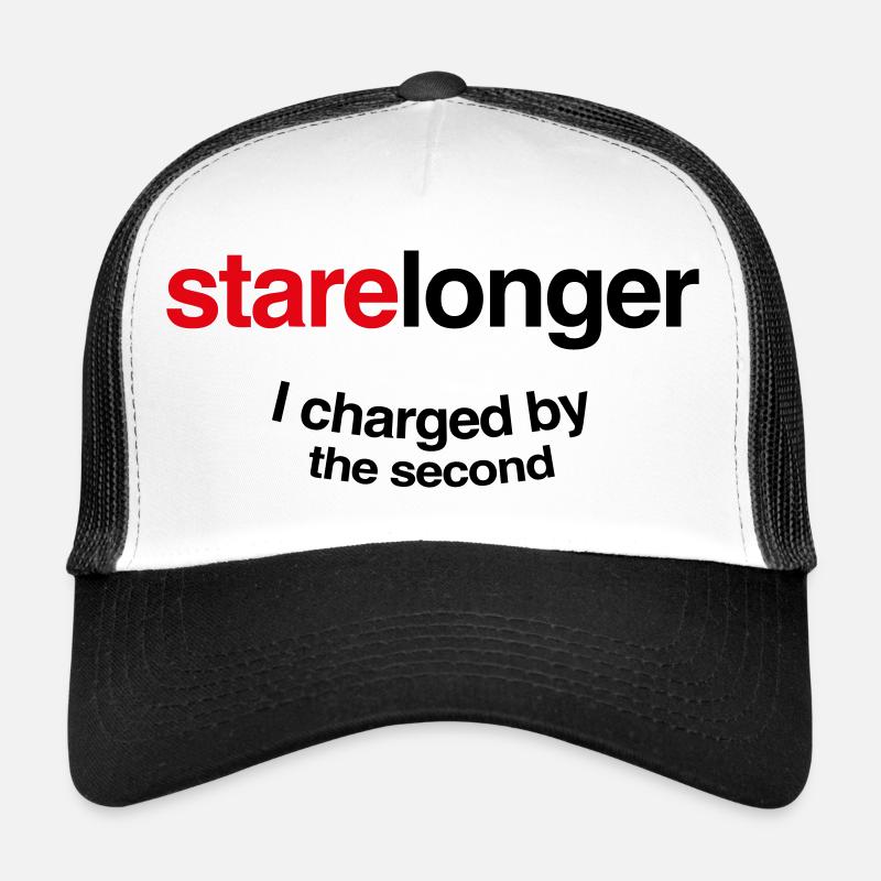 Starr länger. Ich erkläre jede Sekunde! - Trucker Cap - Weiß/Schwarz