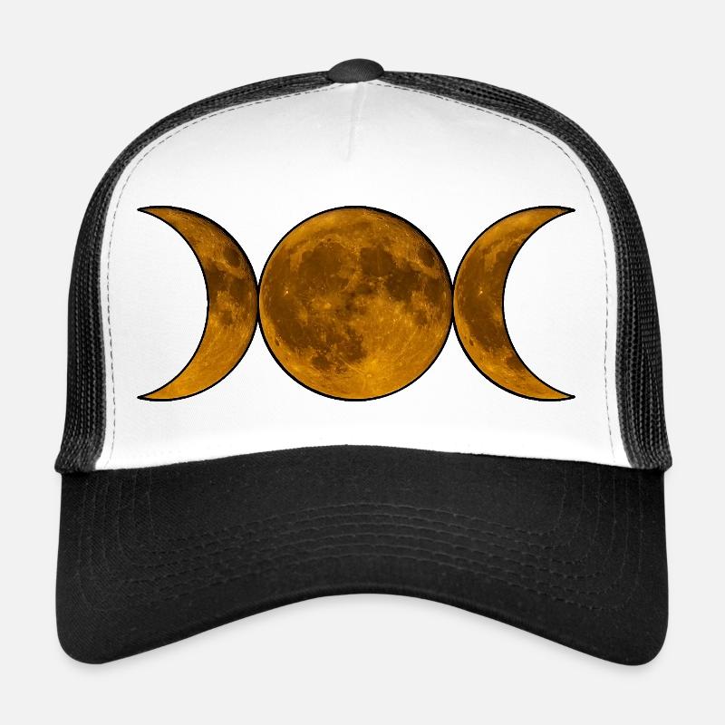 Wicca de la Triple Lune - Déesse en Or Casquette trucker 