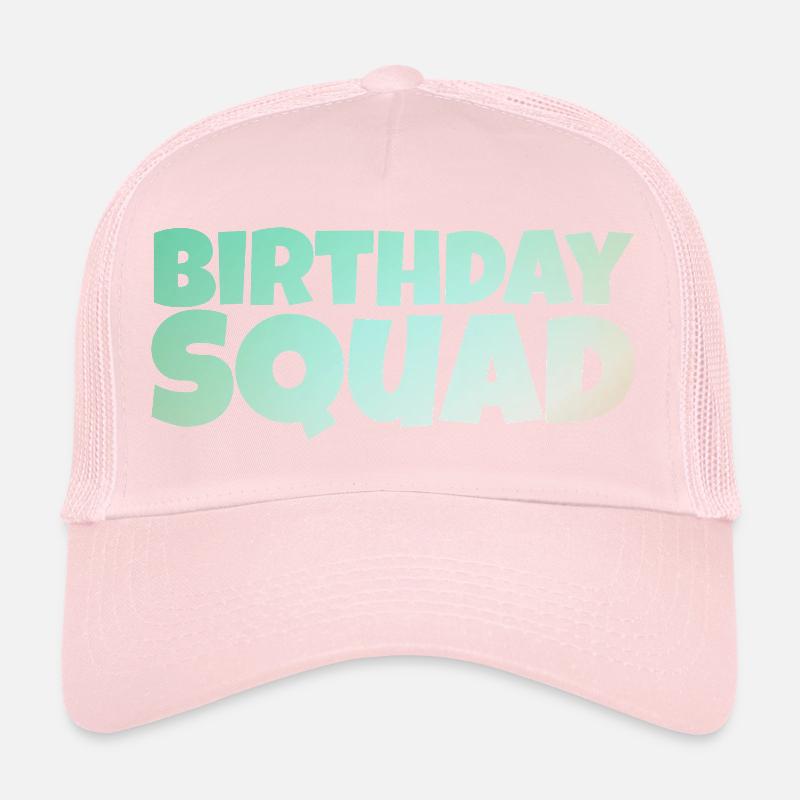 Birthday Squad – Conception d’anniversaire de groupe cool Casquette trucker 