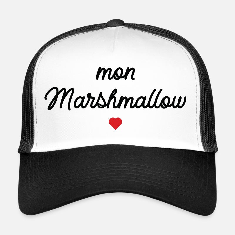 My Red Heart Marshmallow Trucker Cap