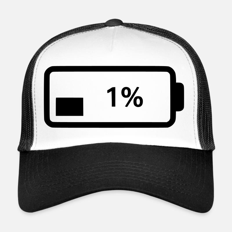 Akku Symbol Ladestand 1% Trucker Cap