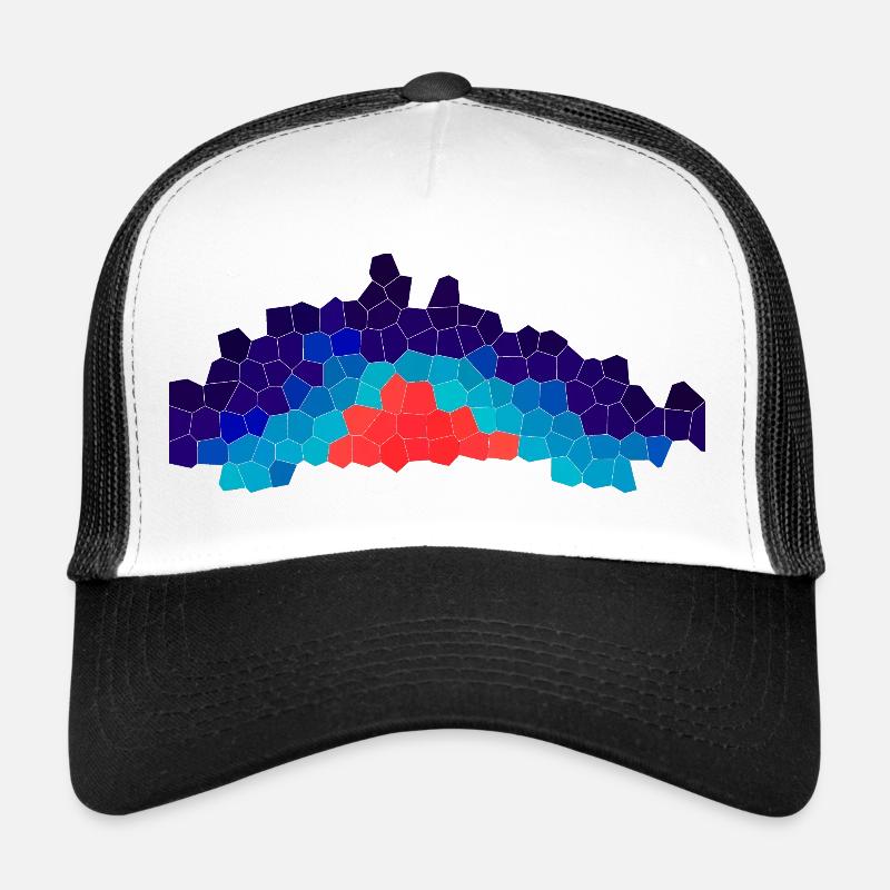 Thermal Core Mosaic - Trucker Cap - Weiß/Schwarz
