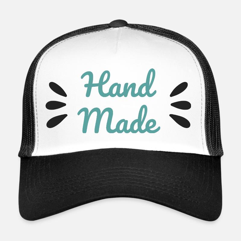 Hand Made Script Style Minimalist Craft Shirt Trucker Cap