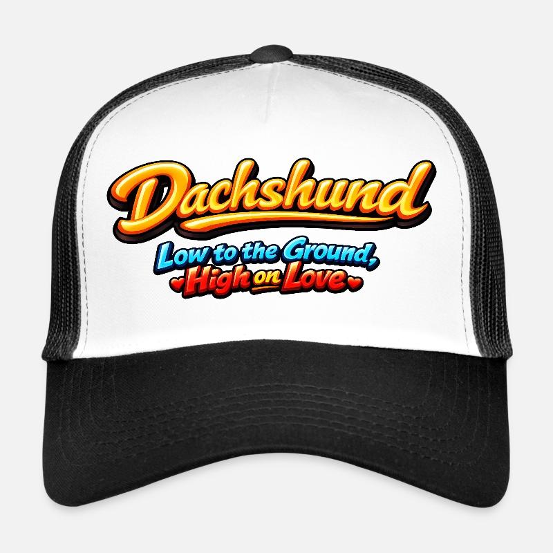 Teckel : Terrain bas, amour élevé Casquette trucker 