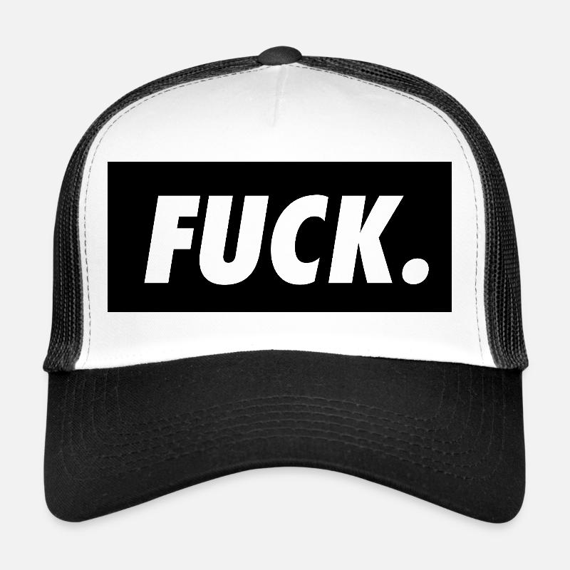 Baiser. Transparent. Casquette trucker 