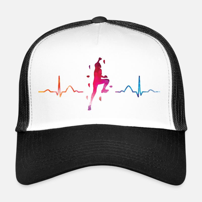 Boulderer Herzschlag Boulder Bouldern Trucker Cap