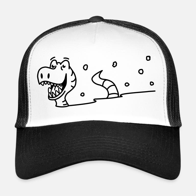 Dinosaurier im Schnee Trucker Cap