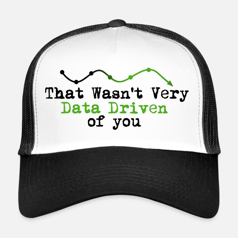 Data Driven Graphline Logo Trucker Cap