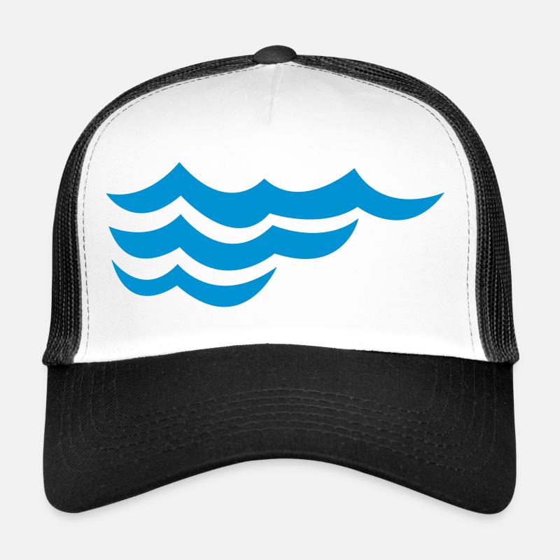 vagues de l'océan Casquette trucker 