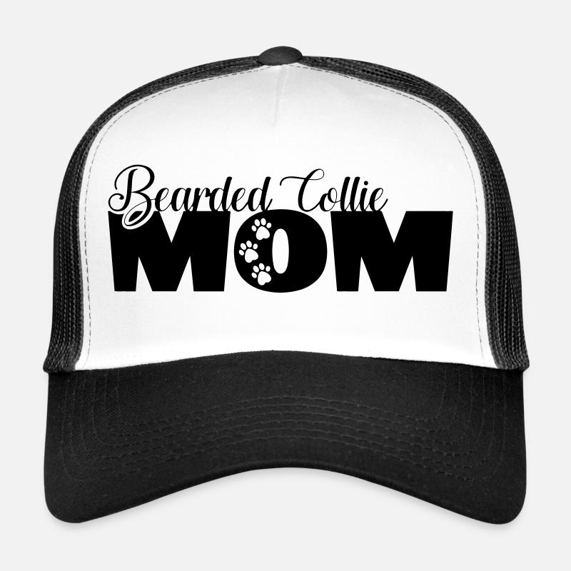 Bearded Collie Mom Mama Hundemama Trucker Cap