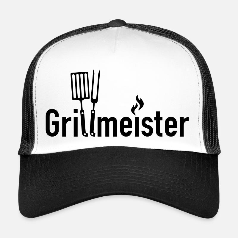 GRILLMEISTER - Grill Master BBQ, Grilling, Trucker Cap