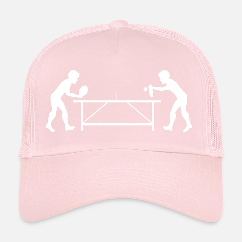 Table Tennis Ping Pong Player Trucker Cap