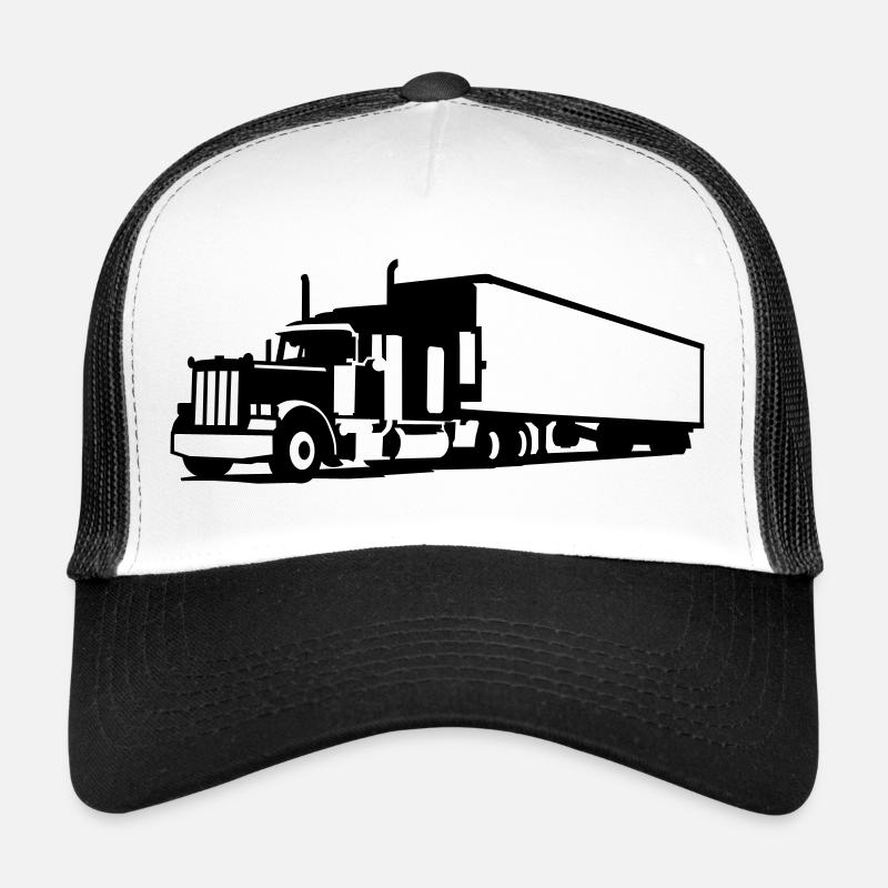 lkw_5 - Trucker Cap - white/black
