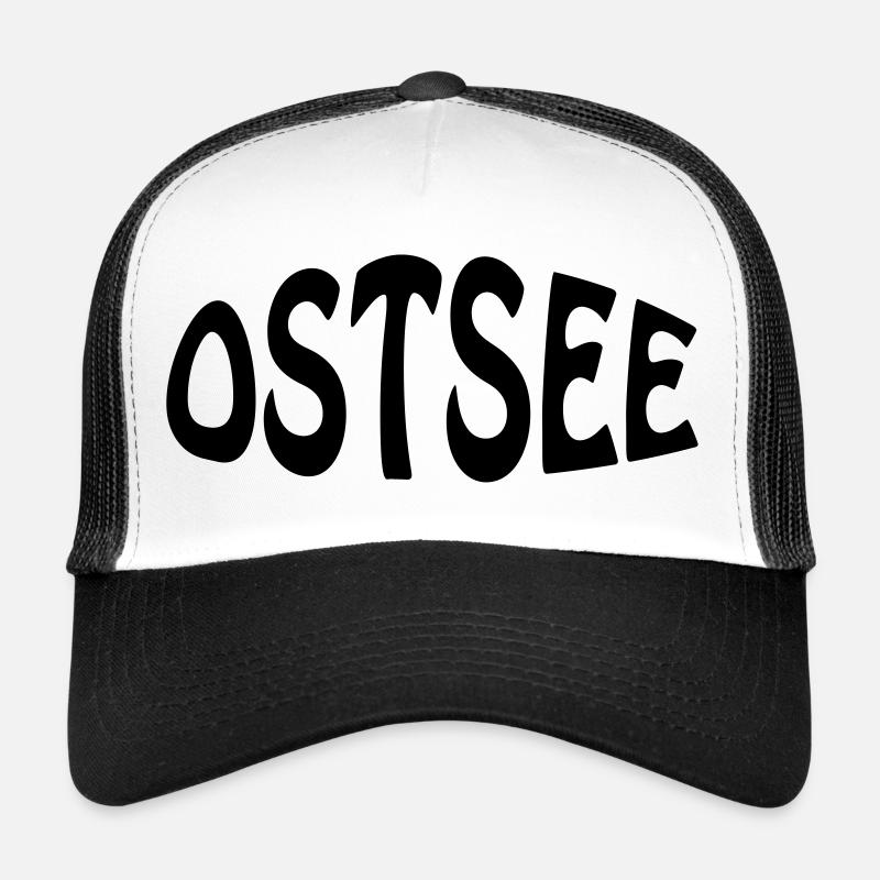 Ostsee - Trucker Cap - Weiß/Schwarz