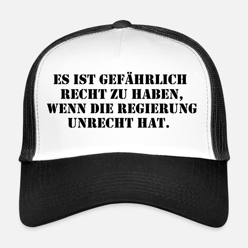 Es ist gefährlich recht zu haben Trucker Cap