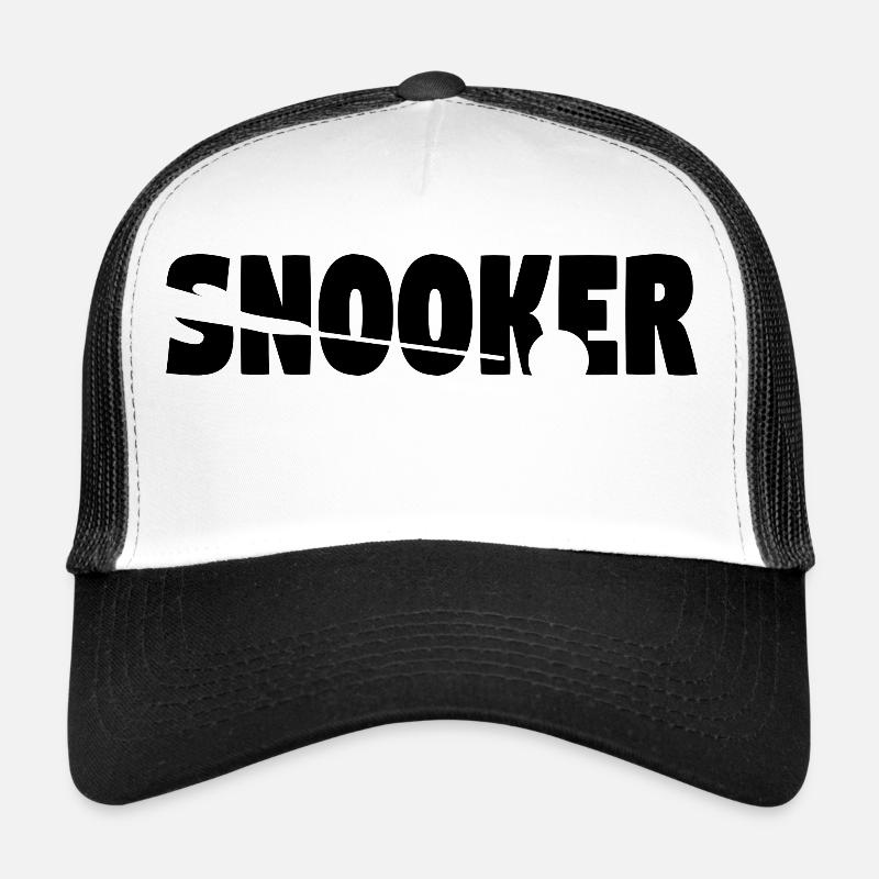 Billard Billard - Casquette trucker - blanc/noir