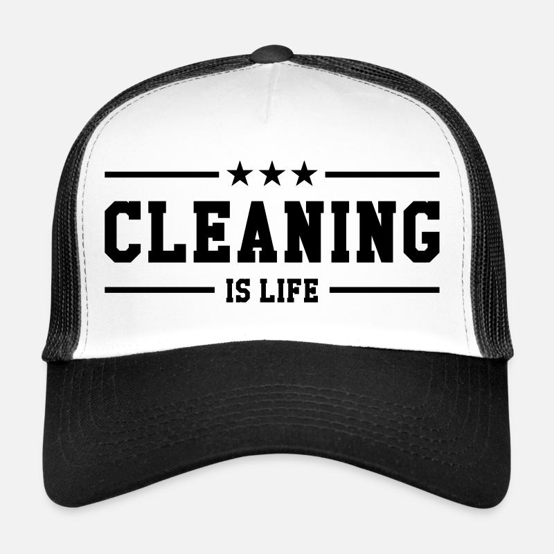 Cleaning is life ! Casquette trucker 