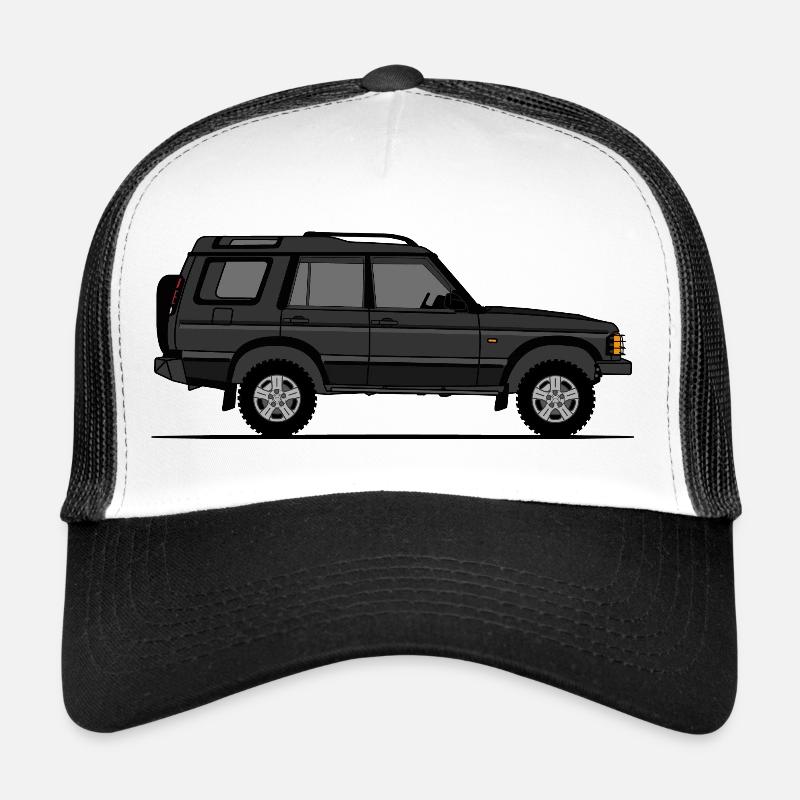 Discovery 2 Schwarz - Trucker Cap - Weiß/Schwarz