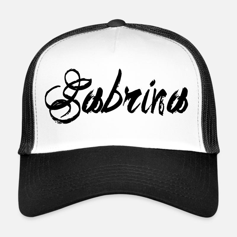 Sabrina - Trucker Cap - Weiß/Schwarz