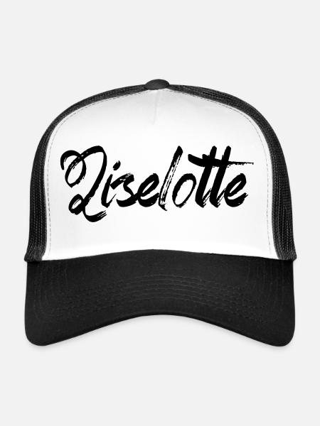 Liselotte - Trucker Cap - white/black - Front