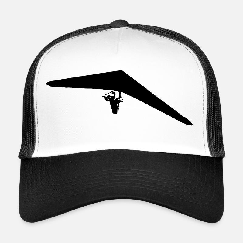 Deltaplane - Casquette trucker  - blanc/noir