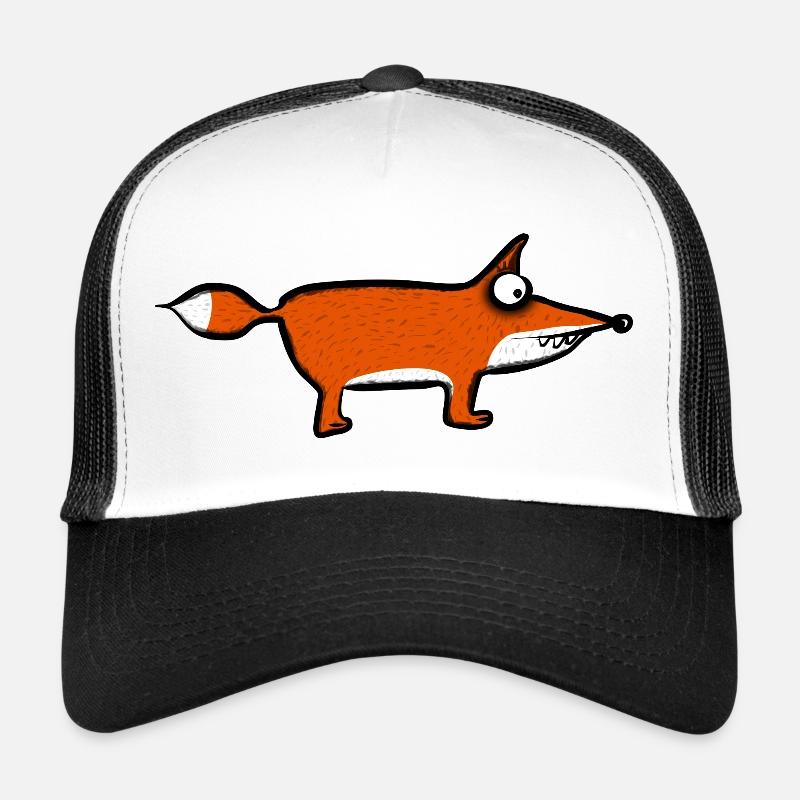 Fuchs - Trucker Cap - Weiß/Schwarz