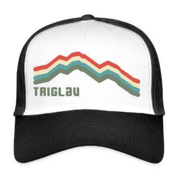 Triglav 2864 Kranjska Gora Slovenia Mountaineer - Trucker Cap - white/black - Front