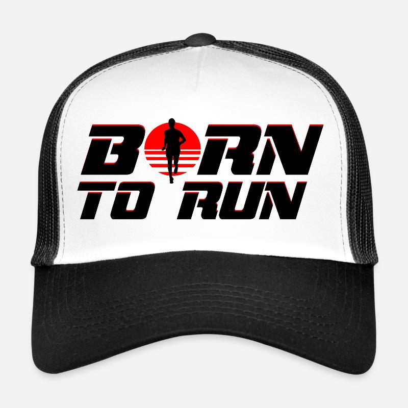 Runner - Trucker Cap - white/black