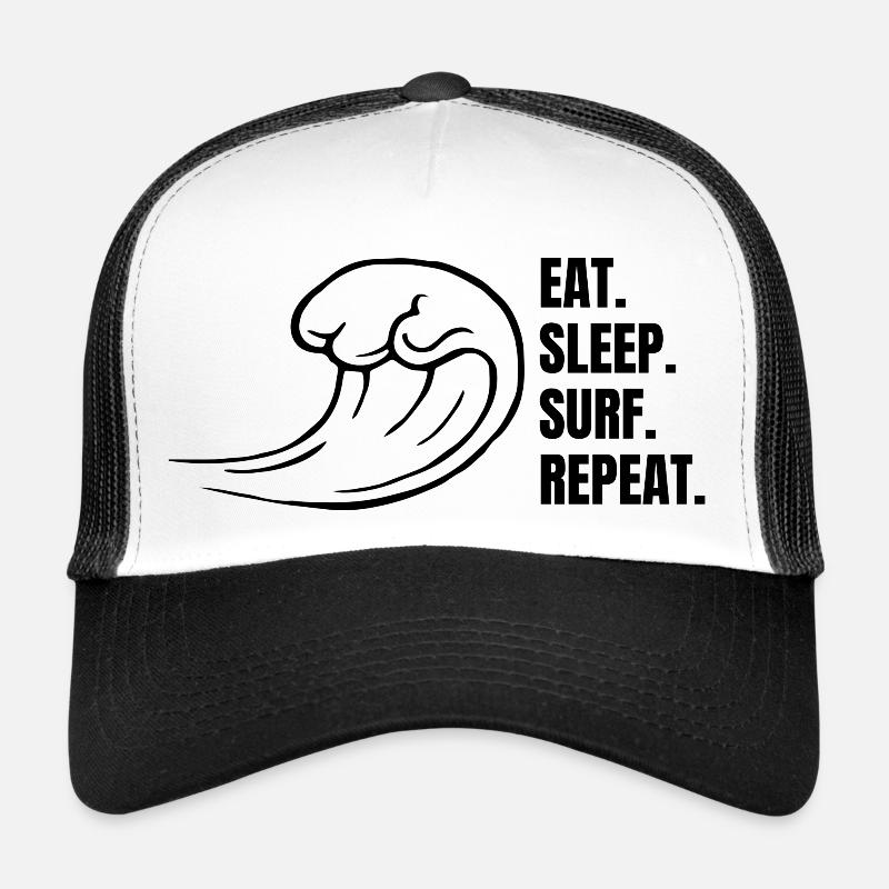 Surfer Surf Surfboard Moniteur de surf Surf Casquette trucker 