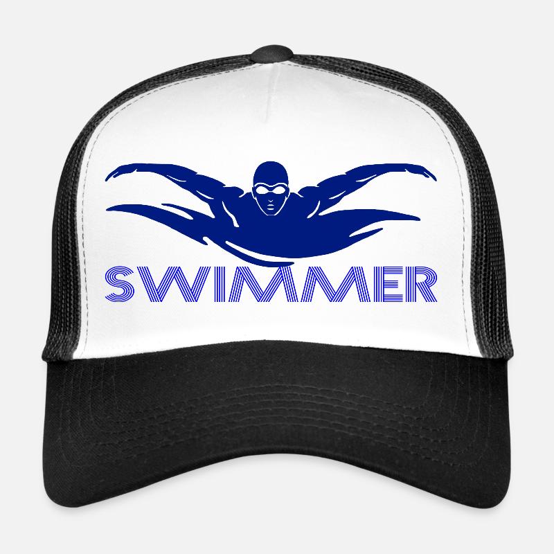 Swimmer - Trucker Cap - Weiß/Schwarz