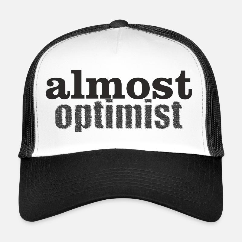 optimist - Trucker Cap - Weiß/Schwarz