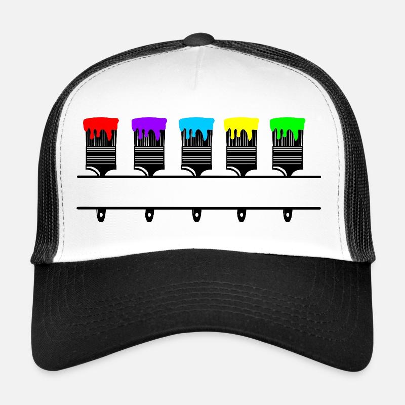 Farbpinsel mit leerer Aussparung Trucker Cap
