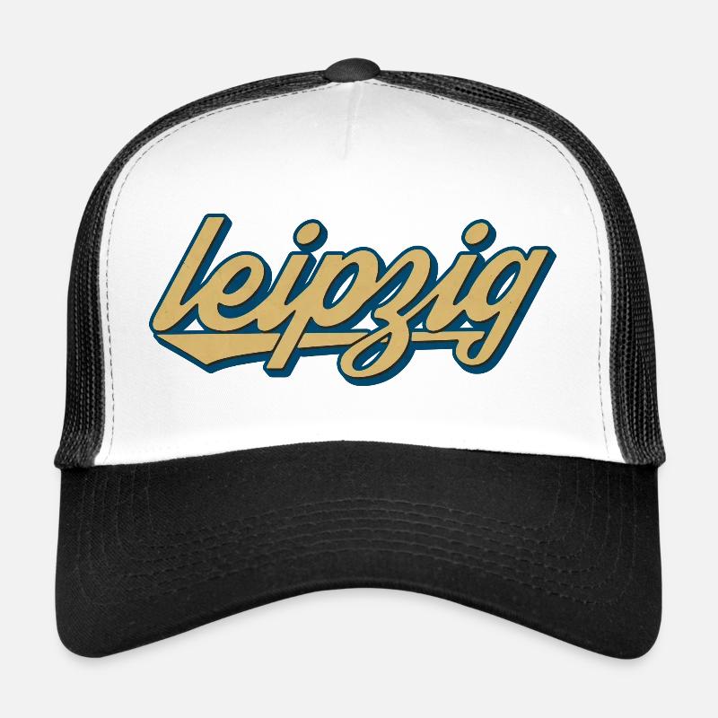 Leipzig Retro Script – Logo de la ville vintage Casquette trucker 