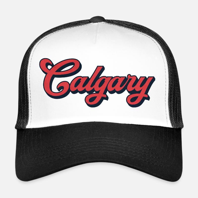 Calgary Lettering Canada – Typographie rétro Casquette trucker 