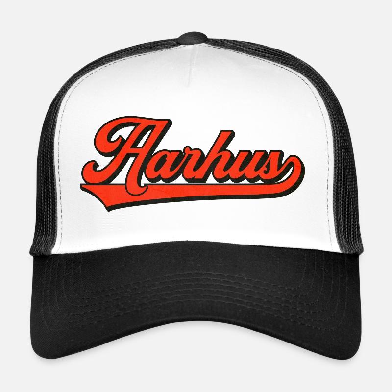 Lettrage rétro Aarhus – Style Danemark Casquette trucker 