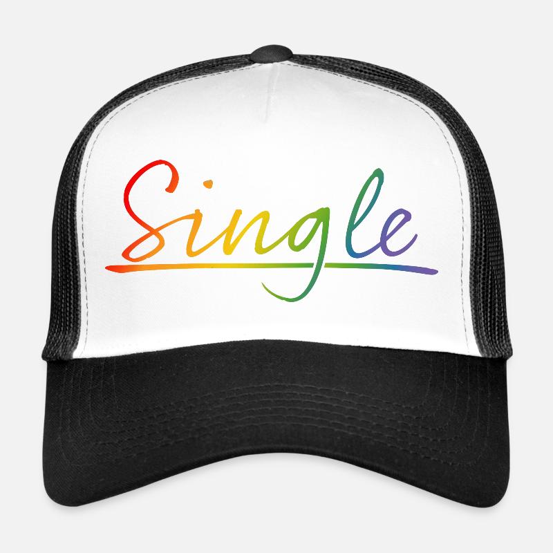 Chemise Pride Single - Casquette trucker  - blanc/noir