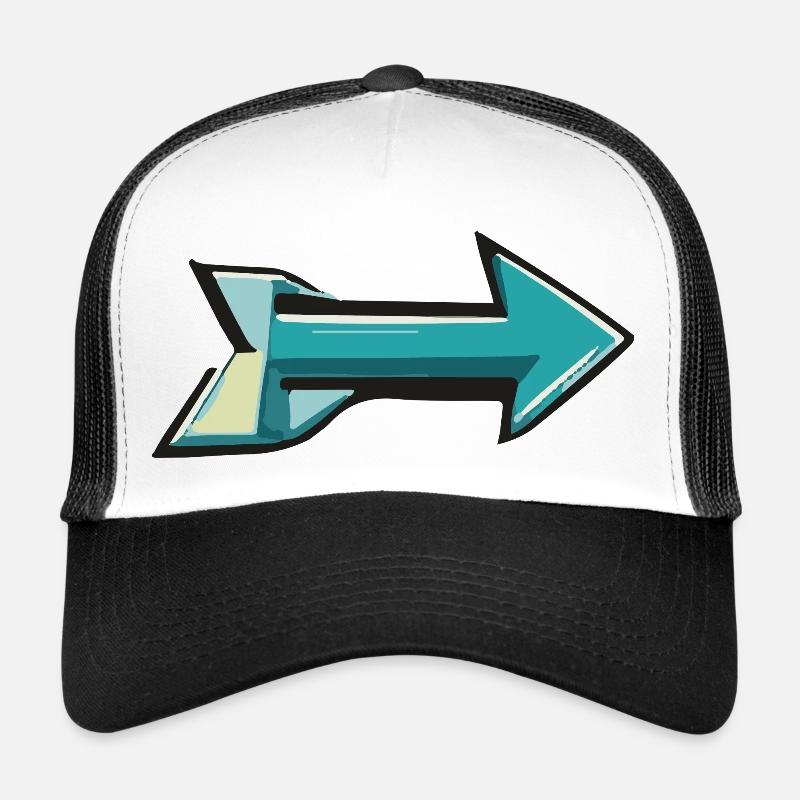 Right arrow Trucker Cap