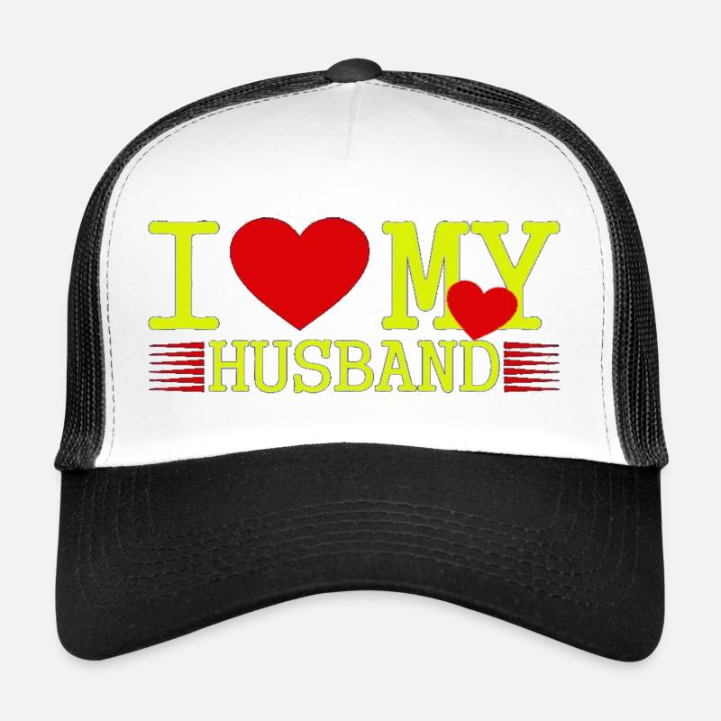 J’aime mon mari Casquette trucker 