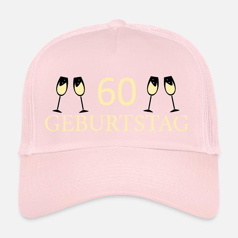60e anniversaire 60 ans Casquette trucker 
