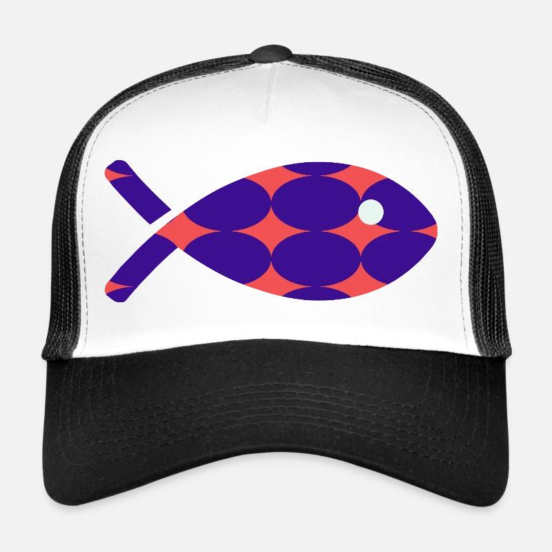 POISSON Casquette trucker 
