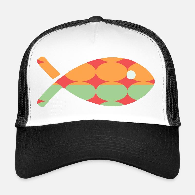 FISCH. SARDINE. APRILSCHERZ. MEER. OZEAN Trucker Cap