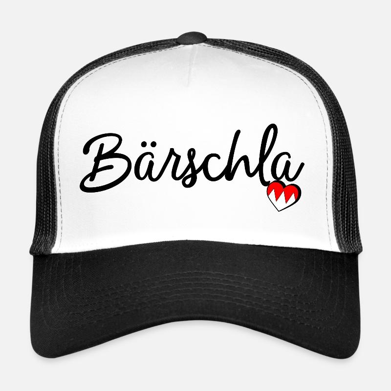 Bärschla - Trucker Cap - Weiß/Schwarz