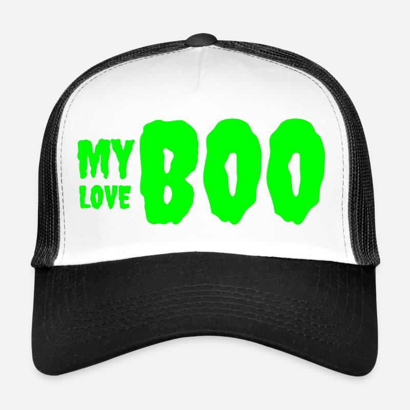 Conception de texte d’anniversaire vert audacieux 'My Love' Casquette trucker 