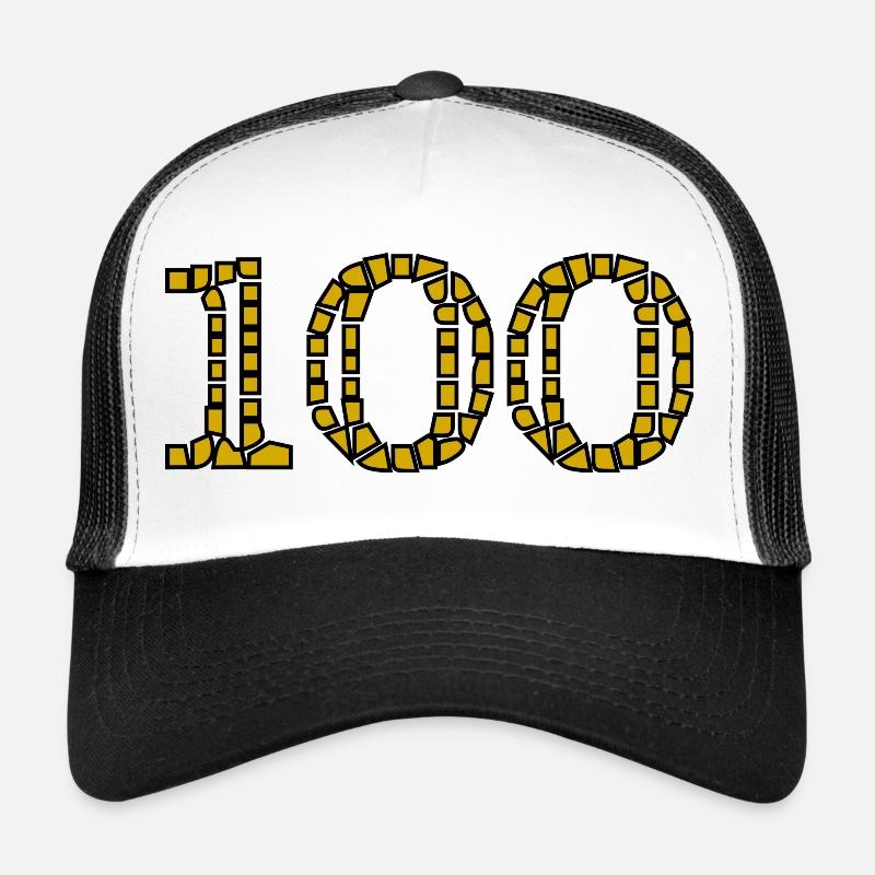 100. 100 YEARS. 100th ANNIVERSARY. BIRTHDAY 100 Trucker Cap